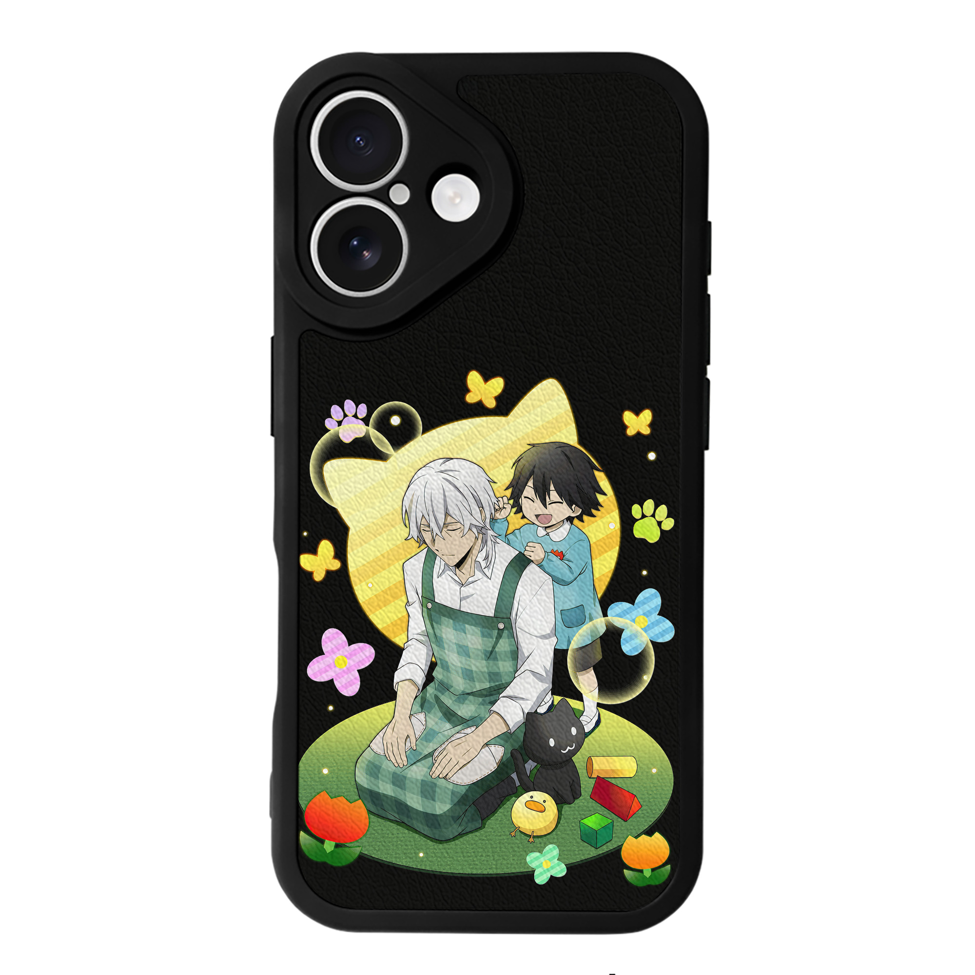 （画像用） 文豪ストレイドッグス Bungo Stray Dogs 【iPhone 16シリーズ対応】シリコンスマホケース（レザー調） 材質：シリコン